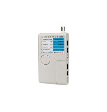 Rexant (12-1003) Тестер кабеля универсальный 5 в 1  RJ-45+RJ-11/RJ-12+1394+USB+BNC  3468 