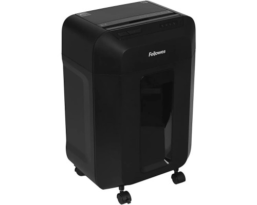 [Уничтожитель] Fellowes Шредер AutoMax 80M FS-46215 , минирезка, DIN P-4, 4х12 мм, автоподача 80 лст., 17 лтр., автореверс, уничт.: скобы, скрепки, пл. карты