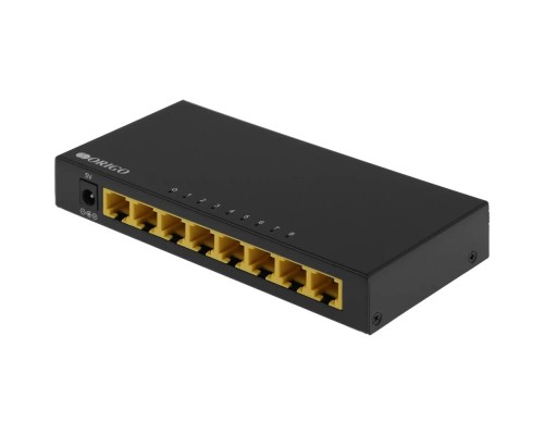 [Сетевое оборудование] ORIGO OS2208/A1A Неуправляемый коммутатор 8x1000Base-T, корпус металл