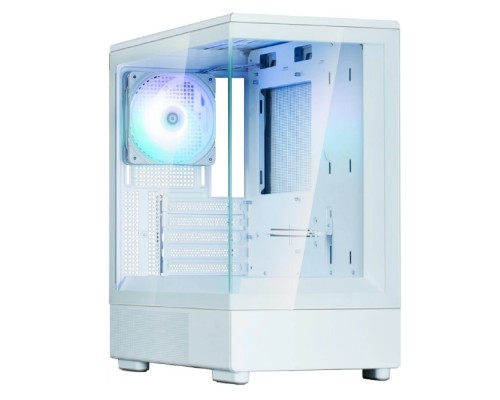 [Корпус] Корпус Zalman P10 White Mini Tower (Micro ATX/mini-ITX, без БП, Steel, Plastic , Tempered Glass, 1x120mm ARGB)