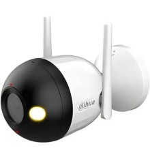 DAHUA DH-IPC-F2CP-LED-0280B Уличная цилиндрическая IP-видеокамера Full-Color 2Мп, объектив 2.8мм, обнаружение людей, LED 30м, микрофон, IP67, Wi-Fi металл/пластик