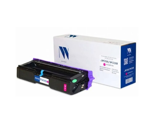 [Расходные материалы] Картридж NVP совместимый NV-SPC220/SPC220E Magenta для Ricoh Aficio SP C220/SP C221/SP C222/SP C240 (406054) (2300k)