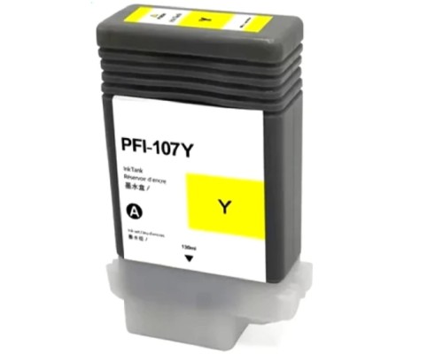 [Расходные материалы] Струйный картридж NV Print PFI-107Y (NV-6708B001) Yellow для Canon imagePROGRAF iPF670/680/770 (130 мл)