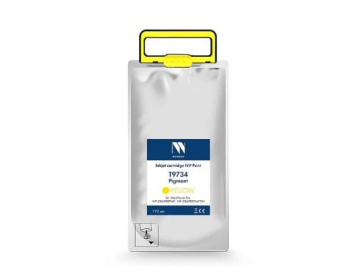 [Расходные материалы] Струйный картридж NV Print T9734 (NV-C13T973400) Yellow для Epson WorkForce Pro WF-C869RDTWF (RIPS), WF-C869RDTWFSW (22 000 стр)