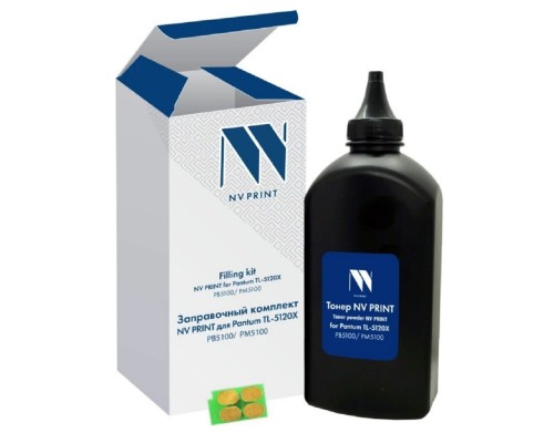 [Расходные материалы] Заправочный комплект NV PRINT для Pantum TL-5120X (PB5100, PM5100), 380 гр, 15 000 стр (тонер+чип)
