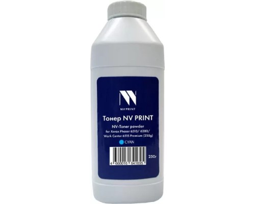 [Расходные материалы] Тонер + девелопер NVP для Xerox Phaser 6510, 6280, WorkCenter 6515 Premium (250г) Cyan
