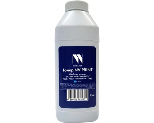 [Расходные материалы] Тонер + девелопер NVP для Xerox WorkCenter 7425, 7525, 7220, 7830 Premium (250г) Cyan. WC 7425, 7428, 7435; WC 7220, 7225; WC 7525, 7530, 7535, 7545, 7556, 7830, 7835, 7845, 7855, 7970; Color C60, С70