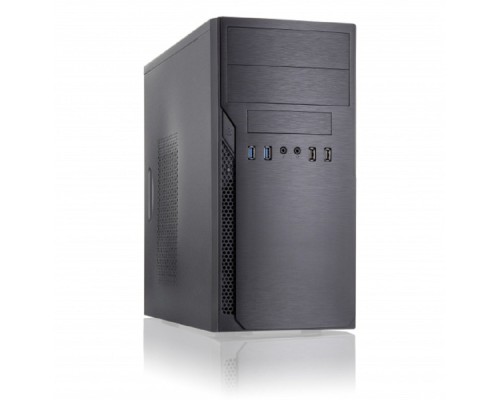 [Корпус] Foxline FL–628-FZ450R-U32 |FL–628-FZ450R-U32| mATX case, black, w/PSU 450W 12cm, w/2xUSB2.0, w/2xUSB3.0 w/pwr cord, w/o FAN