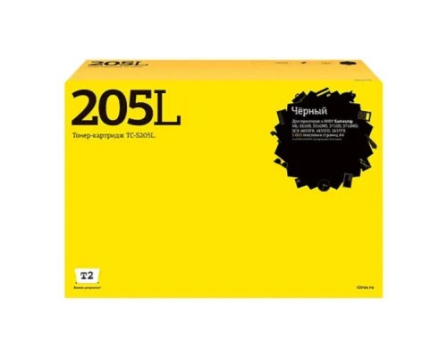 [Расходные материалы] Картридж лазерный T2 MLT-D205L TC-S205L MLT-D205L/SU965A черный (5000стр.) для Samsung ML-3310D/3710D/SCX-4833FR/5637FR