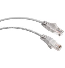 Cabeus PC-UTP-RJ45-Cat.5e-10m Патч-корд U/UTP, категория 5е, 2xRJ45/8p8c, неэкранированный, серый, PVC, 10м