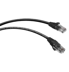 Cabeus PC-UTP-RJ45-Cat.5e-5m-BK-LSZH Патч-корд U/UTP, категория 5е, 2xRJ45/8p8c, неэкранированный, черный, LSZH, 5м
