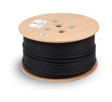 Cabeus FTP-4P-Cat.5e-SOLID-OUT-PE-UV Кабель витая пара экранированная FTP (F/UTP), категория 5e, 4 пары (24 AWG), одножильный, экран - фольга, для внешней прокладки, PE-UV (305 м)