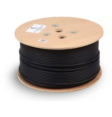 Cabeus FTP-4P-Cat.5e-SOLID-OUT-PE-UV Кабель витая пара экранированная FTP (F/UTP), категория 5e, 4 пары (24 AWG), одножильный, экран - фольга, для внешней прокладки, PE-UV (305 м)