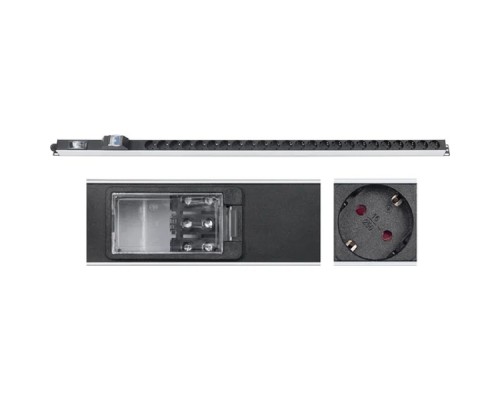 [Cabeus Аксессуары к монтажным шкафам] Cabeus PDU-32-24S-B-T Блок розеток для 19