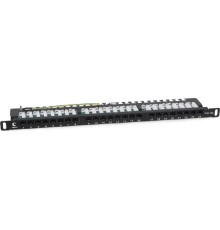 Cabeus PLHD-24-Cat.5e-Dual-90-0,5U Патч-панель высокой плотности 19