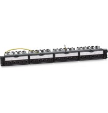 Cabeus PL-24-KJ-RJ45-Cat.6-SH-180T Патч-панель 19