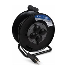 Cabeus EC-C-3.5-FR-G-50-IP44 Удлинитель силовой КГ 3500 Вт 50м на металлической катушке IP 44 (c/з)