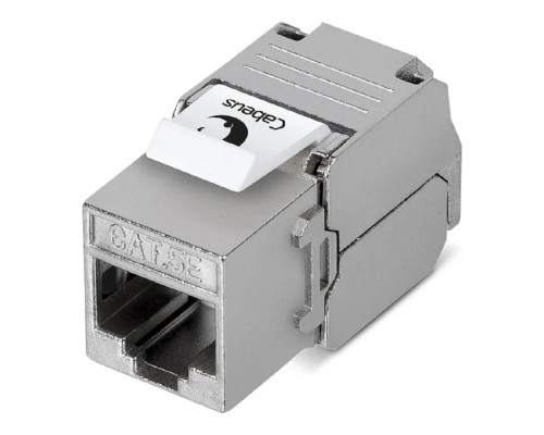 [Cabeus Разъемы, Проходные адаптеры, Вставки] Cabeus KJ-RJ45-Cat.5e-SH-180-Toolless Вставка Keystone Jack RJ-45(8P8C), 180 градусов, категория 5e, экранированная, без инструмента Toolless