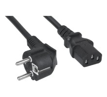 Cabeus PC-186-VDE-1.0-5M Кабель питания компьютера, (Schuko+C13) (3x1.0), 5 м