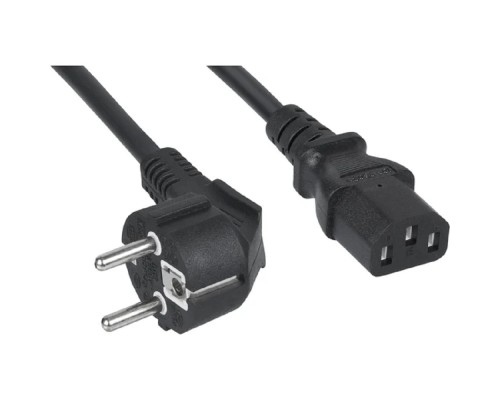 [Cabeus кабели силовые] Cabeus PC-186-VDE-1.0-5M Кабель питания компьютера, (Schuko+C13) (3x1.0), 5 м