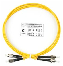 Cabeus FOP(d)-9-FC-ST-1,5m Шнур оптический duplex FC-ST 9/125 sm 1,5м LSZH