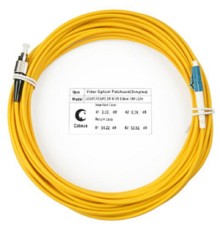 Cabeus FOP(s)-9-LC-FC-25m Шнур оптический simplex LC-FC 9/125 sm 25м LSZH