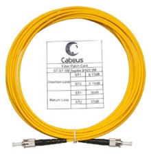 Cabeus FOP(s)-9-ST-ST-7m Шнур оптический simplex ST-ST 9/125 sm 7м LSZH