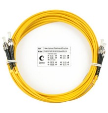Cabeus FOP(d)-9-ST-ST-20m Шнур оптический duplex ST-ST 9/125 sm 20м LSZH