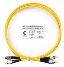 Cabeus FOP(d)-9-FC-FC-1,5m Шнур оптический duplex FC-FC 9/125 sm 1,5м LSZH