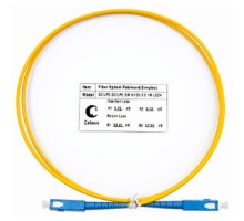 Cabeus FOP(s)-9-SC-SC-0,5m Шнур оптический simplex SC-SC 9/125 sm 0,5м LSZH