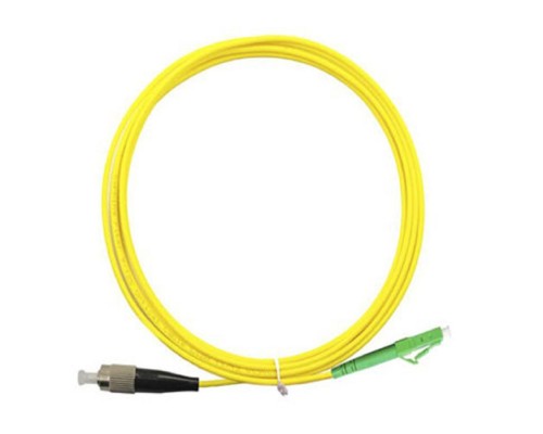 [Cabeus Патч-корды волоконно-оптические, пигтейлы] Cabeus FOP(s)-9-LC/APC-FC/UPC-10m Шнур оптический simplex LC/APC-FC/UPC 9/125 sm 10м LSZH