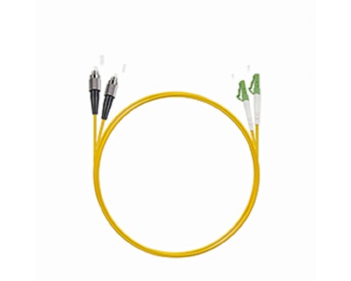 [Cabeus Патч-корды волоконно-оптические, пигтейлы] Cabeus FOP(d)-9-LC/APC-FC/UPC-1m Шнур оптический duplex LC/APC-FC/UPC 9/125 sm 1м LSZH