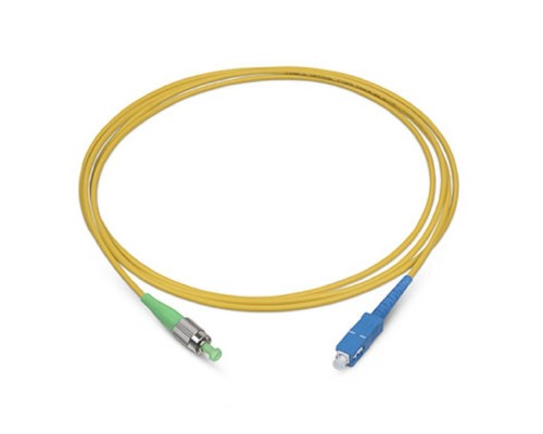 [Cabeus Патч-корды волоконно-оптические, пигтейлы] Cabeus FOP(s)-9-FC/APC-SC/UPC-5m Шнур оптический simplex FC/APC-SC/UPC 9/125 sm 5м LSZH