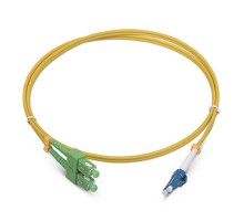 Cabeus FOP(d)-9-SC/APC-LC/UPC-1m Шнур оптический duplex SC/APC-LC/UPC 9/125 sm 1м LSZH