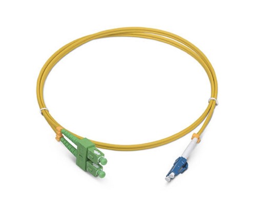 [Cabeus Патч-корды волоконно-оптические, пигтейлы] Cabeus FOP(d)-9-SC/APC-LC/UPC-3m Шнур оптический duplex SC/APC-LC/UPC 9/125 sm 3м LSZH