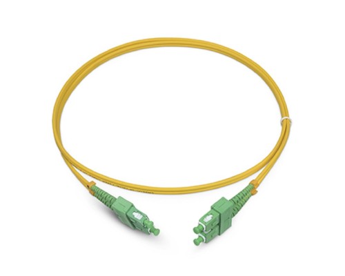 [Cabeus Патч-корды волоконно-оптические, пигтейлы] Cabeus FOP(d)-9-SC/APC-SC/APC-3m Шнур оптический duplex SC/APC-SC/APC 9/125 sm 3м LSZH