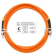 Cabeus FOP-62-ST-ST-7m Шнур оптический duplex ST-ST 62,5/125 mm 7м LSZH