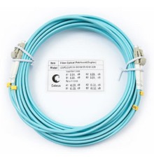 Cabeus FOP-50-LC-LC-7m Шнур оптический duplex LC-LC 50/125 mm OM3 7м LSZH