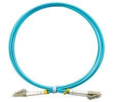 Cabeus FOP-50-LC-LC-0,5m Шнур оптический duplex LC-LC 50/125 mm OM3 0,5м LSZH