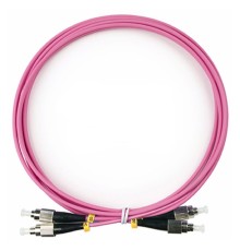 Cabeus FOP-50-OM4-FC-FC-2m Шнур оптический duplex FC-FC 50/125 mm OM4 2м LSZH