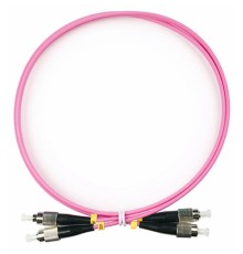 Cabeus FOP-50-OM4-FC-FC-1m Шнур оптический duplex FC-FC 50/125 mm OM4 1м LSZH
