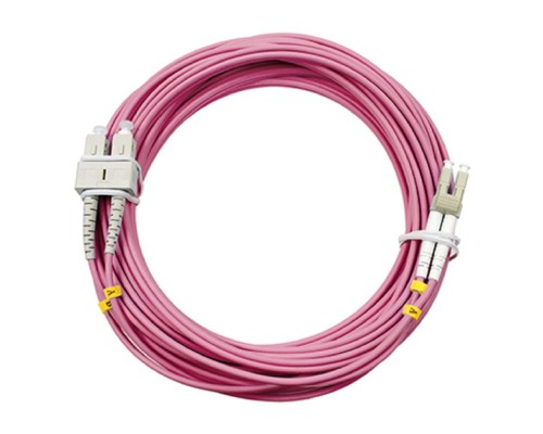 [Cabeus Патч-корды волоконно-оптические, пигтейлы] Cabeus FOP-50-OM4-LC-SC-20m Шнур оптический duplex LC-SC 50/125 mm OM4 20м LSZH
