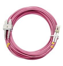 Cabeus FOP-50-OM4-LC-SC-10m Шнур оптический duplex LC-SC 50/125 mm OM4 10м LSZH