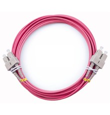 Cabeus FOP-50-OM4-SC-SC-5m Шнур оптический duplex SC-SC 50/125 mm OM4 5м LSZH