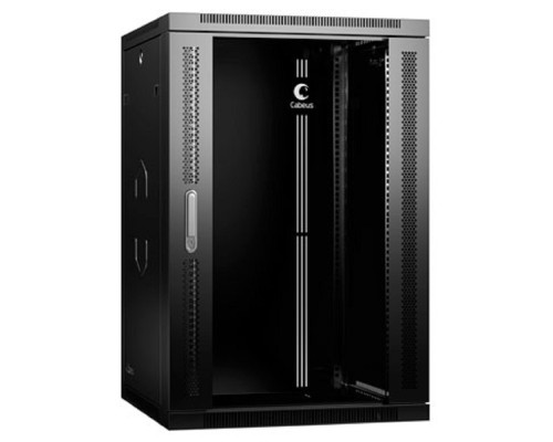 [Cabeus Монтажные шкафы] Cabeus SH-05F-18U60/35-R-BK Шкаф телекоммуникационный настенный разобранный 19