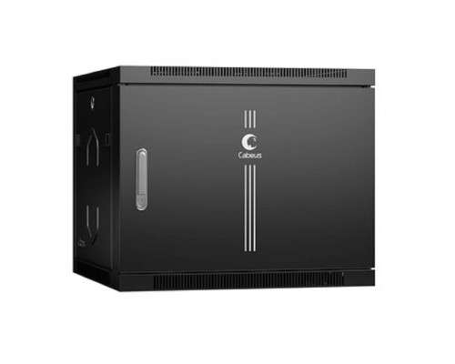 [Cabeus Монтажные шкафы] Cabeus SH-05F-9U60/45m-BK Шкаф телекоммуникационный настенный 19