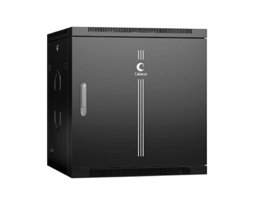 [Cabeus Монтажные шкафы] Cabeus SH-05F-12U60/60m-R-BK Шкаф телекоммуникационный настенный разобранный 19