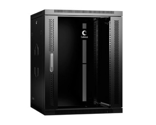 [Cabeus Монтажные шкафы] Cabeus SH-05F-15U60/60-R-BK Шкаф телекоммуникационный настенный разобранный 19