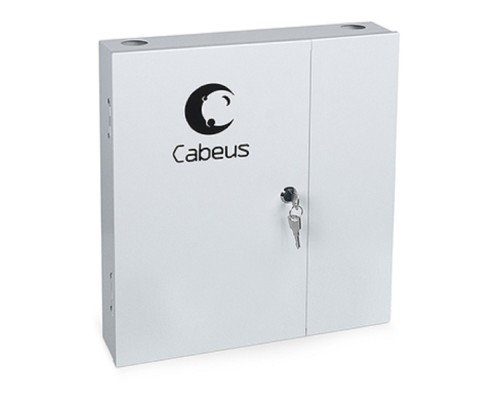 [Cabeus Монтажные шкафы] Cabeus FO-WL-8ST-K Бокс оптический настенный на 8 ST(FC) со сплайс-кассетой (без пигтейлов и проходных адаптеров)