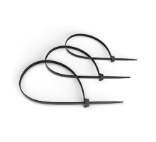 Cabeus GTOUT-150 Стяжка нейлоновая неоткрывающаяся, безгалогенная (halogen free), 150x3.6мм, черная, outdoor (для использования от -40 до +85 C), устойчивая к UV, (100 шт)